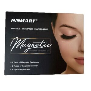 Magnetic Eyelashes with Magnetic Eyeliner Set Natural Look Reusable False Lashes